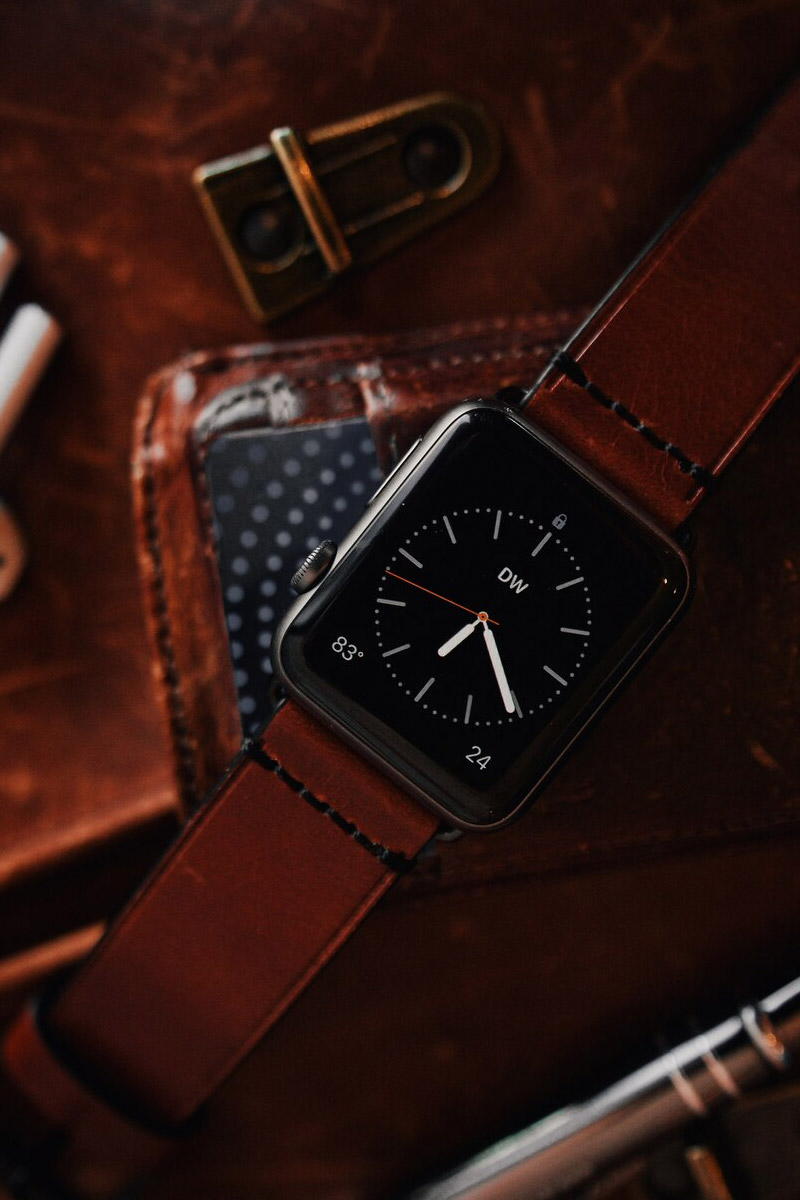 Ein klassisches Armand aus Leder für Ihre Smartwatch