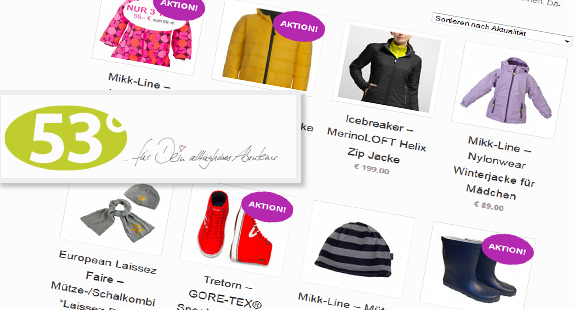 Neue Herbst/Winter Kollektion bei 53°