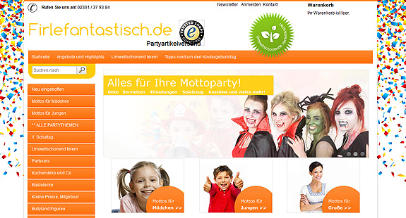 Ob Kindergeburtstag oder Mottoparty...