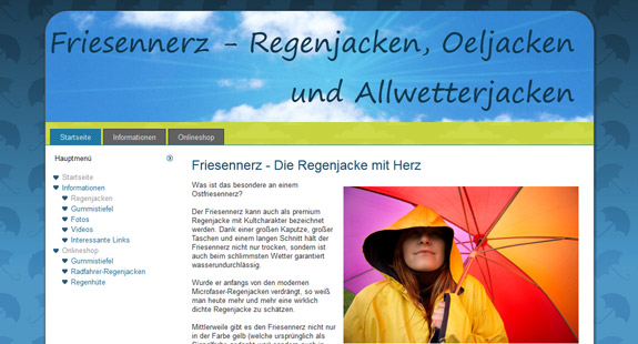 Regenjacken und Gummistiefel