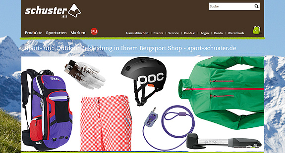 Sport- und Outdoor Bekleidung im Bergsport Shop