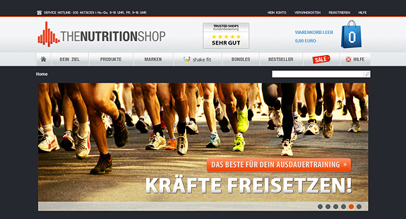 Sporternährung von thenutritionshop.de